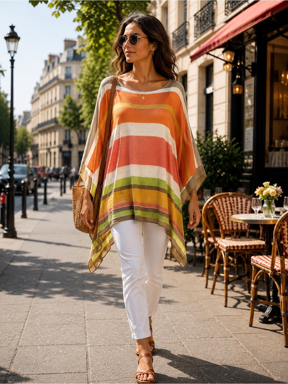 Coldwater Creek Orange Blouse 🧡♥️🤍